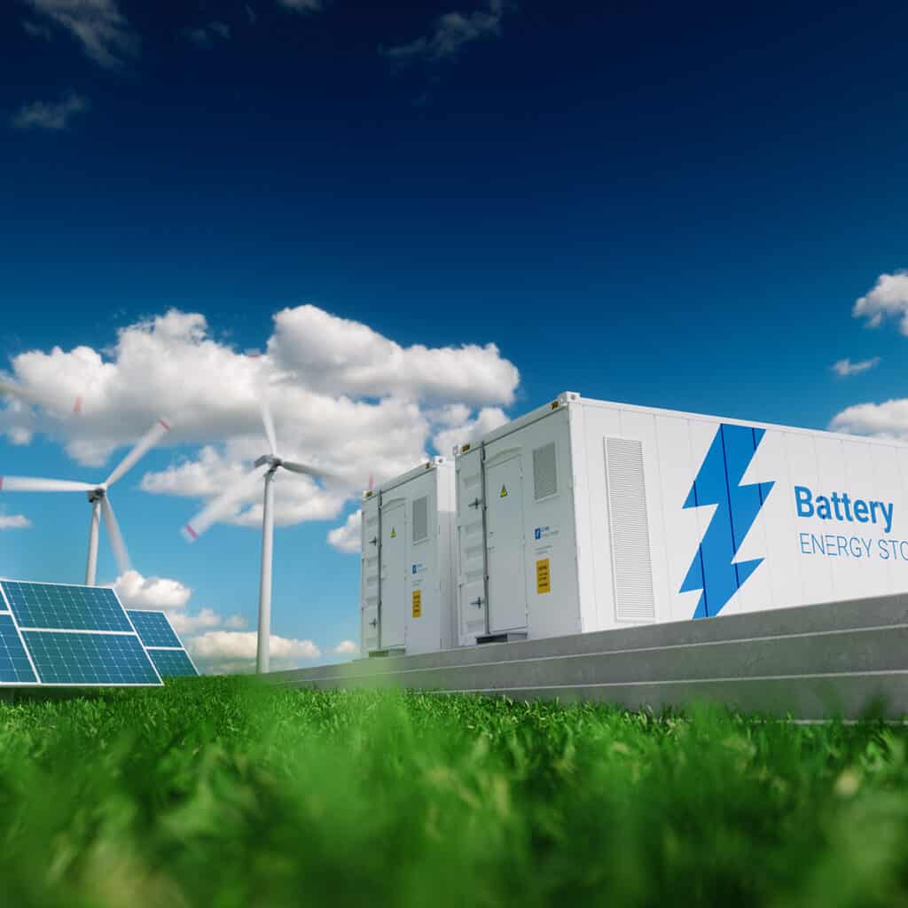 large-scale battery system for clean energy system