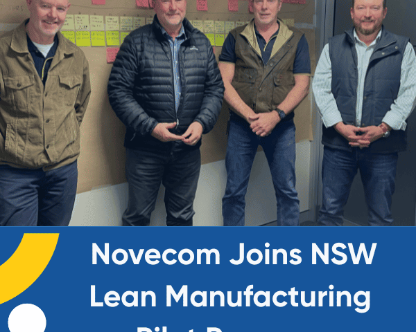 Pictured: (left to right) Jeremy Pola, facilitator Geoff Yeatman from Orbiz, David Leask and Phil Jones